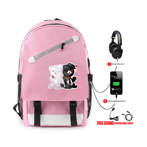 Danganronpa Backpack with USB Charging Port (6 Colors) - H
