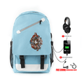 Danganronpa Backpack with USB Charging Port (6 Colors) - J
