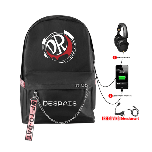 Danganronpa Backpack with USB Charging Port (6 Colors)