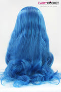 Dark Blue Long Wavy Lace Front Wig