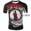 Deadpool Wade Winston Wilson Black T-Shirt - H