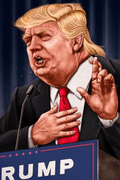 Donald Trump Cosplay Wig