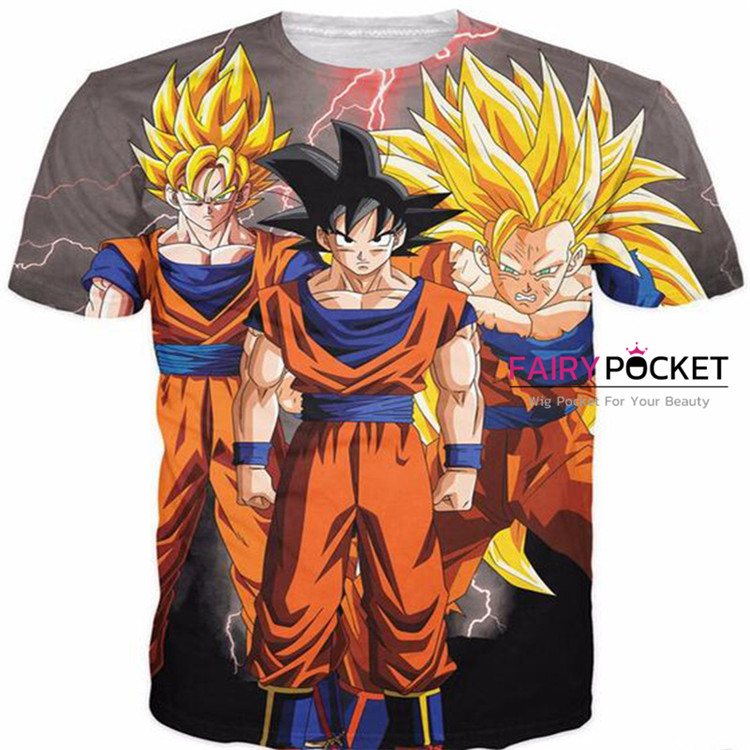 Dragon Ball Son Goku Super Saiyan T-Shirt - B