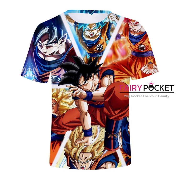 Dragon Ball Son Goku Super Saiyan T-Shirt - C