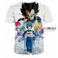 Dragon Ball Son Goku White T-Shirt - B