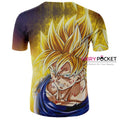 Dragon Ball Son Goku Yellow T-Shirt - C