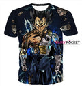Dragon Ball Vegeta Black T-Shirt