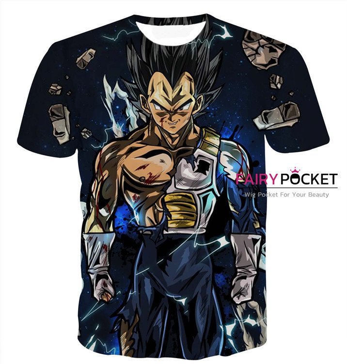 Dragon Ball Vegeta Black T-Shirt
