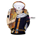 Fairy Tail Etherious Natsu Dragnee Gold Hoodie