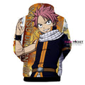 Fairy Tail Etherious Natsu Dragnee Gold Hoodie