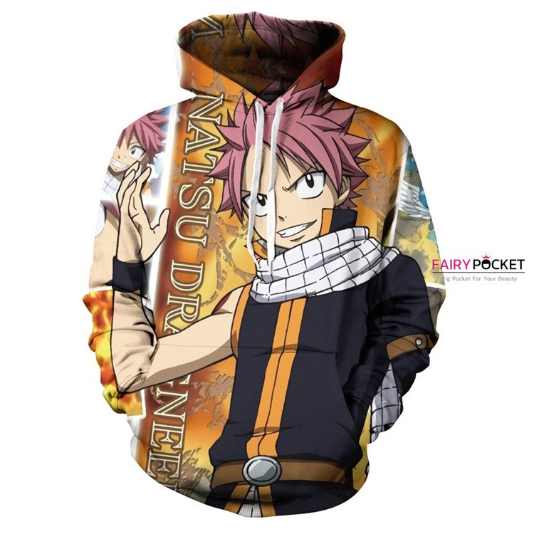 Fairy Tail Etherious Natsu Dragnee Hoodie - C