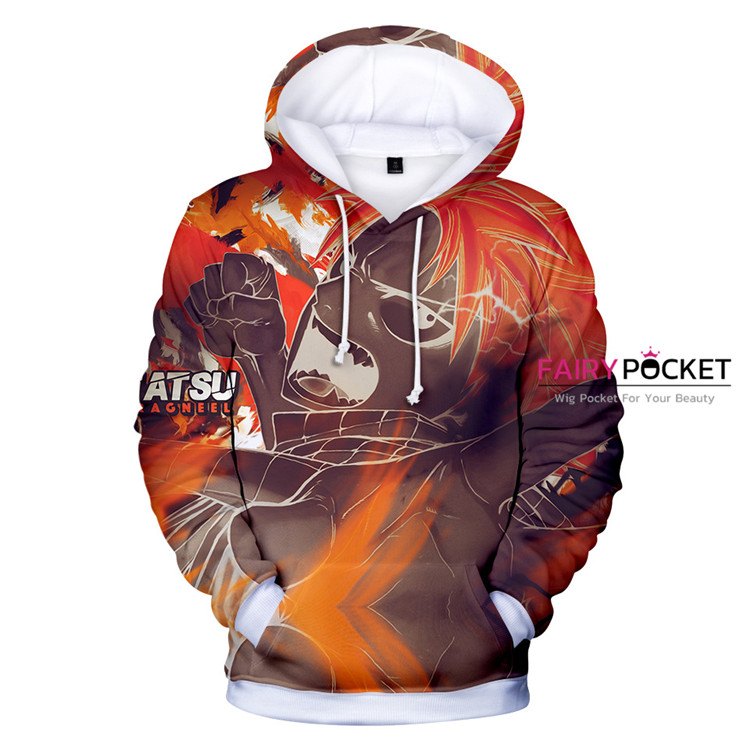 Fairy Tail Etherious Natsu Dragnee Hoodie - H