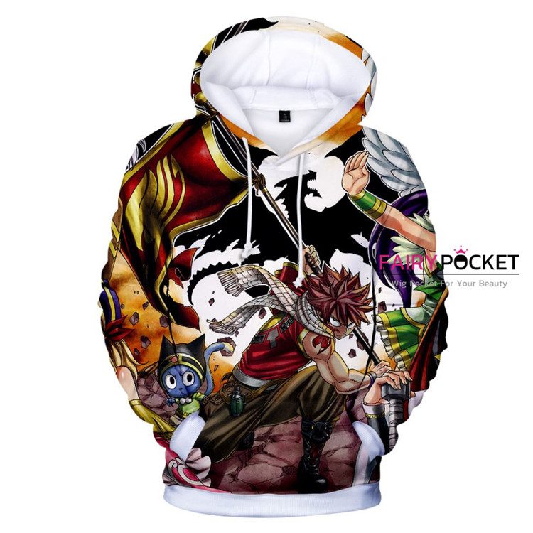 Fairy Tail Etherious Natsu Dragnee Hoodie - J