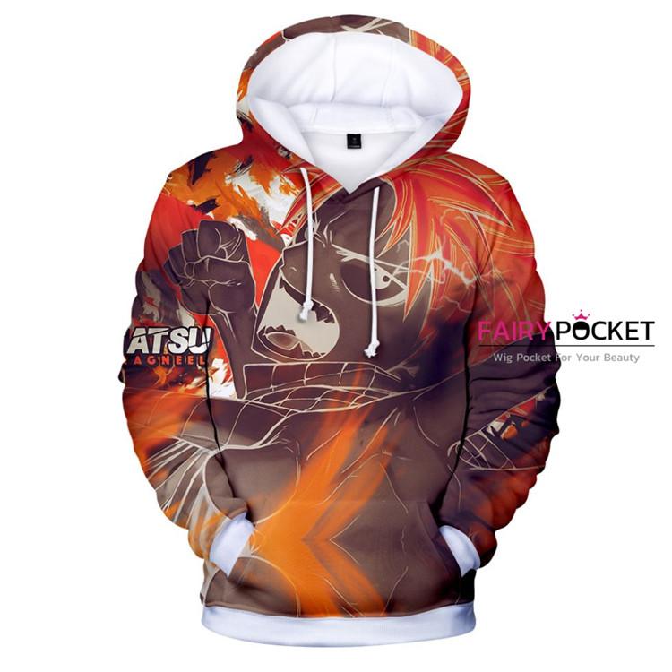 Fairy Tail Etherious Natsu Dragnee Hoodie - K