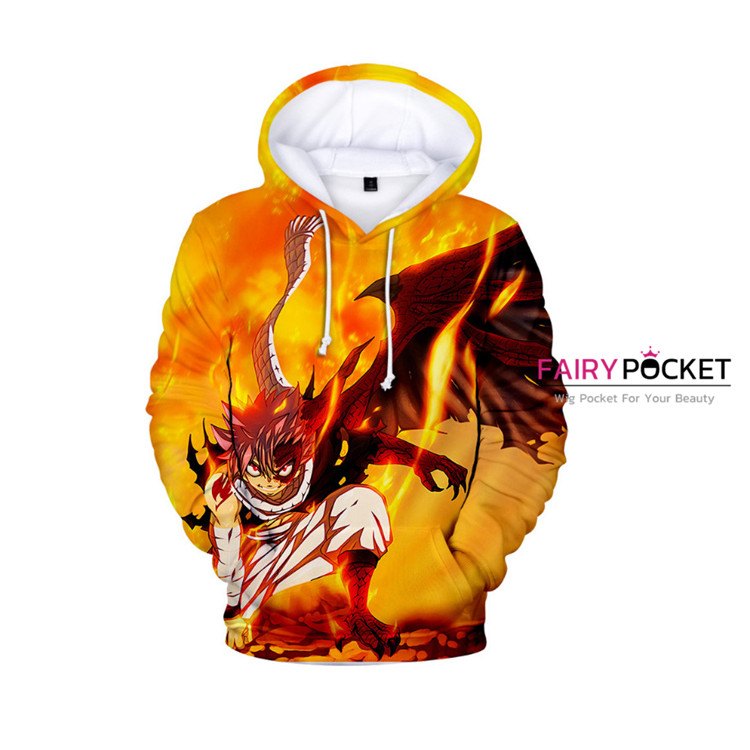 Fairy Tail Etherious Natsu Dragneel Hoodie