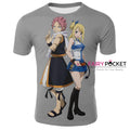 Fairy Tail Etherious Natsu Dragneel & Lucy Heartfilia T-Shirt