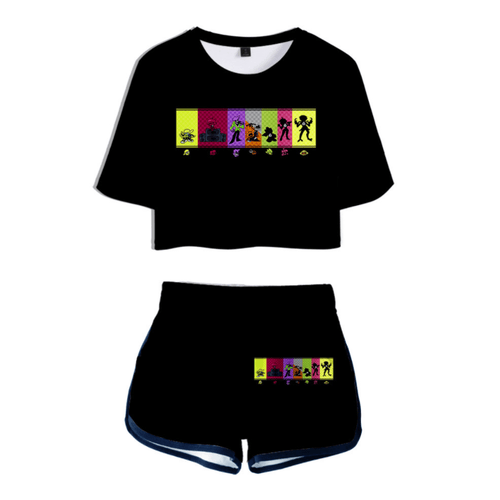 Friday Night Funkin T-Shirt and Shorts Suits - E