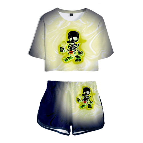 Friday Night Funkin T-Shirt and Shorts Suits - J