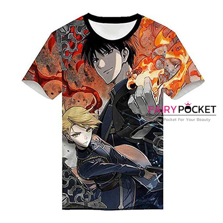 Fullmetal Alchemist Roy Mustang & Riza Hawkeye T-Shirt