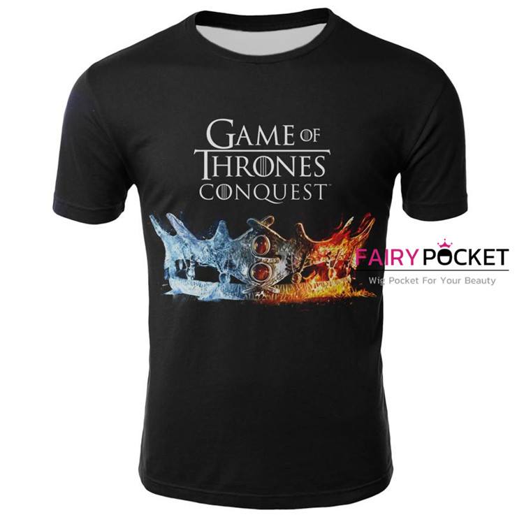 Game of Thrones Black T-Shirt - E