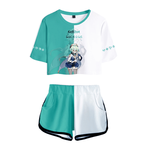 Genshin Impact T-Shirt and Shorts Suits - BB