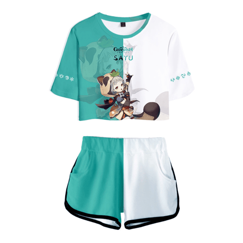 Genshin Impact T-Shirt and Shorts Suits - BC