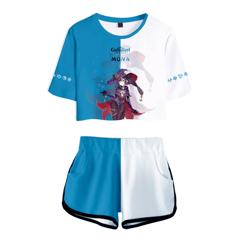 Genshin Impact T-Shirt and Shorts Suits - T