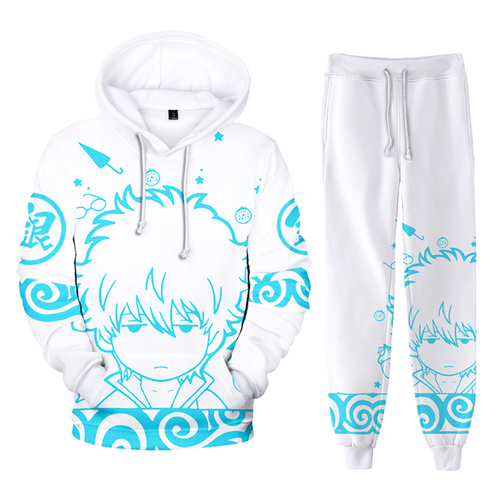 Gintama Hoodie and Trousers Suits - G