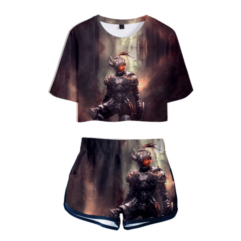 Goblin Slayer T-Shirt and Shorts Suits - C