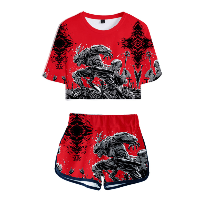 Goblin Slayer T-Shirt and Shorts Suits - D
