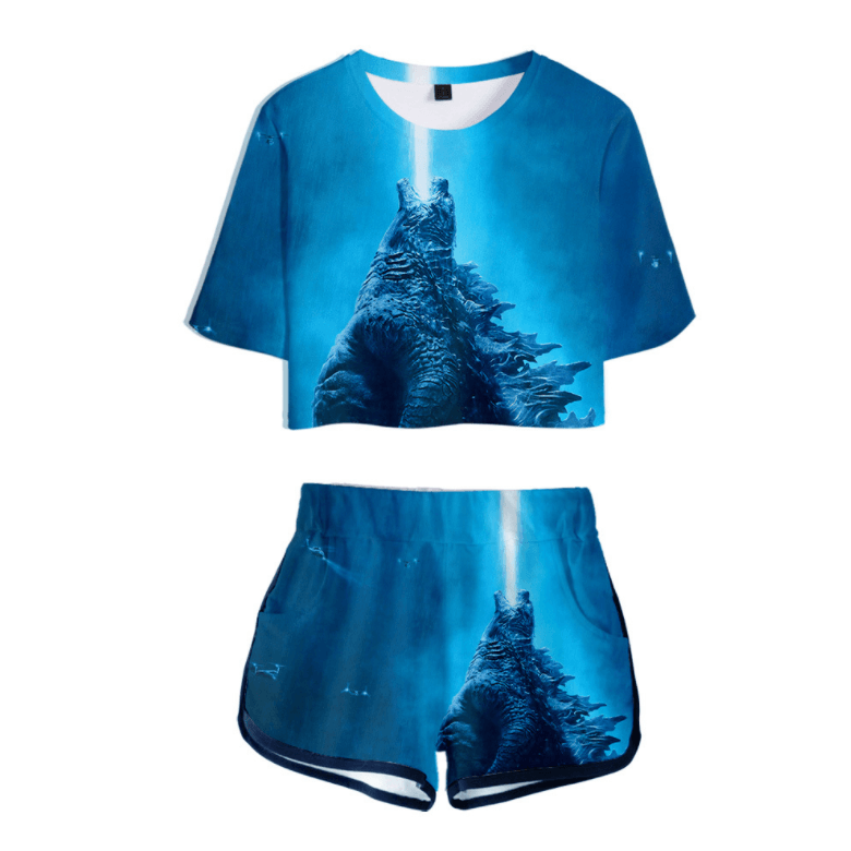 Godzilla King of the Monsters T-Shirt and Shorts Suits - I