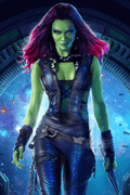 Guardians of the Galaxy Gamora Cosplay Wig
