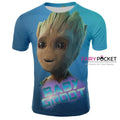 Guardians of the Galaxy Groot Blue T-Shirt - B