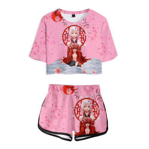 Guilty Crown T-Shirt and Shorts Suits - E