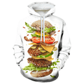 Hamburger Food Hoodie - B