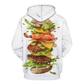 Hamburger Food Hoodie - B