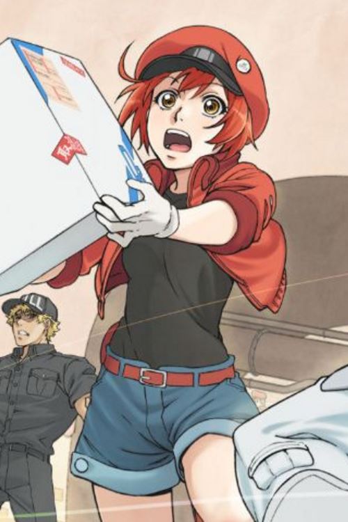 Cells at Work! Erythrocite Red Blood Cell Cosplay Costume