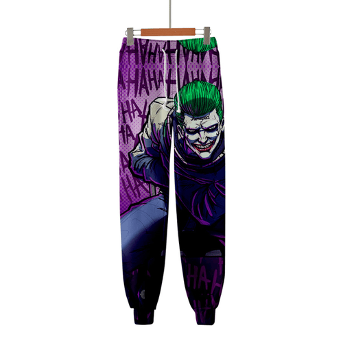 Joker Anime Jogger Pants Men Women Trousers - C