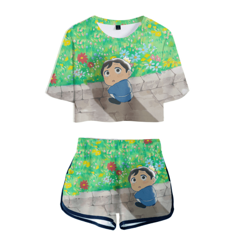 King Ranking T-Shirt and Shorts Suits - C