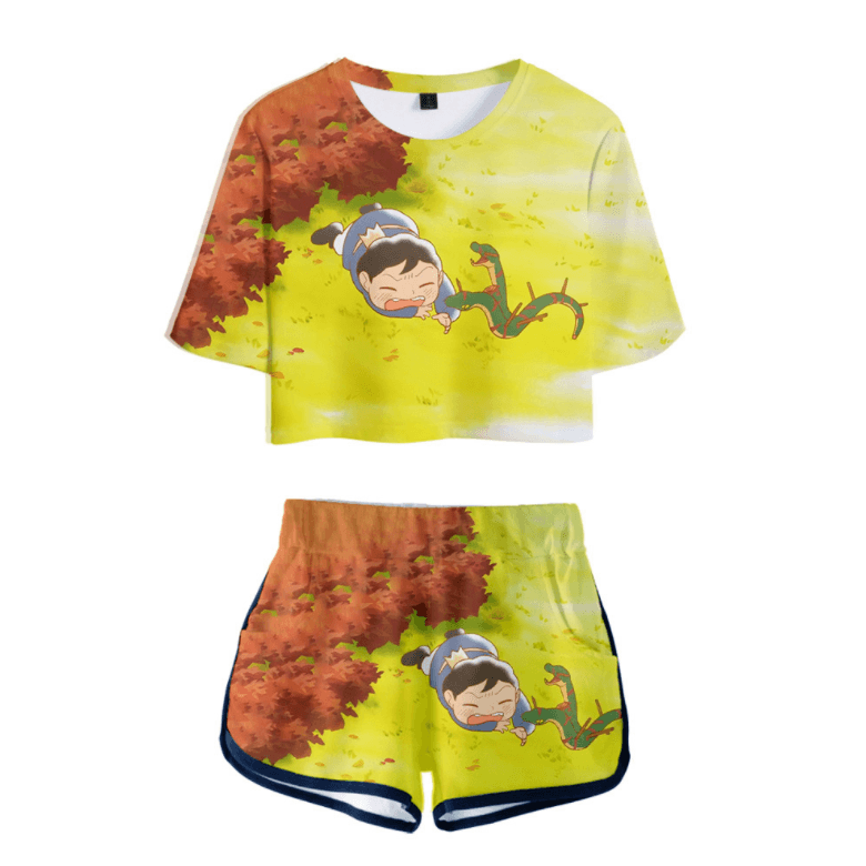 King Ranking T-Shirt and Shorts Suits - D