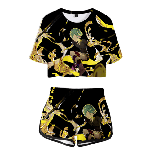 Land of the Lustrous Anime T-Shirt and Shorts Suits - E