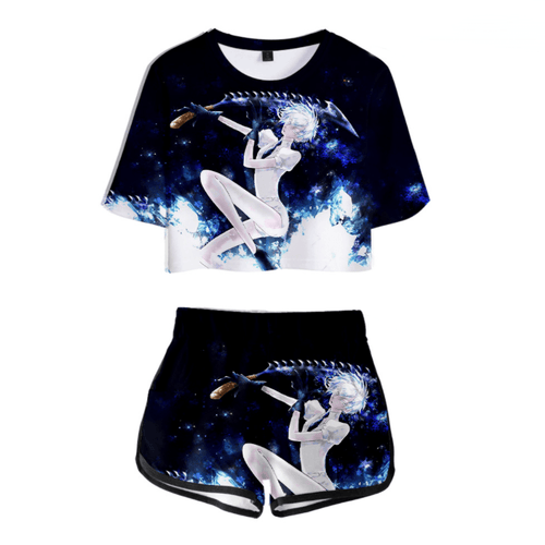 Land of the Lustrous Anime T-Shirt and Shorts Suits - H