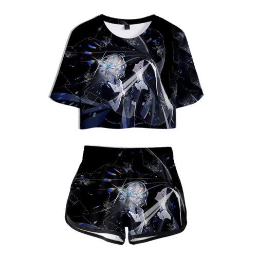 Land of the Lustrous Anime T-Shirt and Shorts Suits