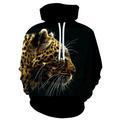 Leopard Animal Hoodie - D