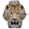 Leopard Animal Hoodie - B