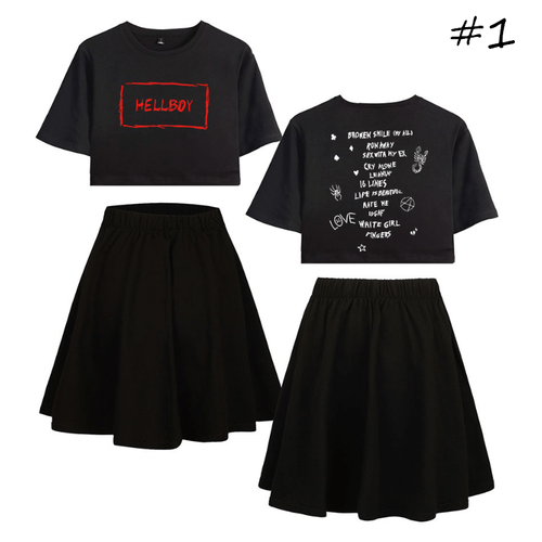 Lil Peep T-Shirt and Skirt Suits (7 Colors)