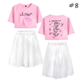 Lil Peep T-Shirt and Skirt Suits (8 Colors) - C