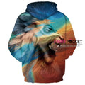 Lion Animal Hoodie - AI
