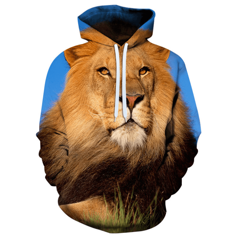 Lion Animal Hoodie - AT