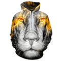 Lion Animal Hoodie - BK